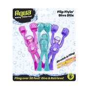 AQUA LEISURE Assorted Plastic Flip Flyin Dive Sticks ASW15201A